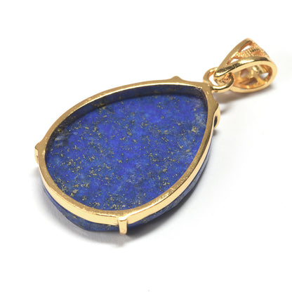 ラピスラズリ  ペンダントトップ 25x18x4.8mm #RM020