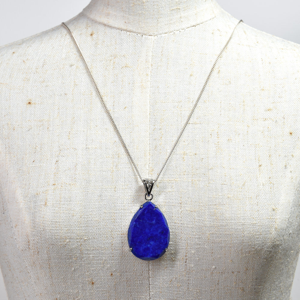 ラピスラズリ  ペンダントトップ 24.9x17.8x4.8mm #RM021