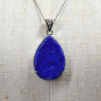 ラピスラズリ  ペンダントトップ 24.9x17.8x4.8mm #RM021