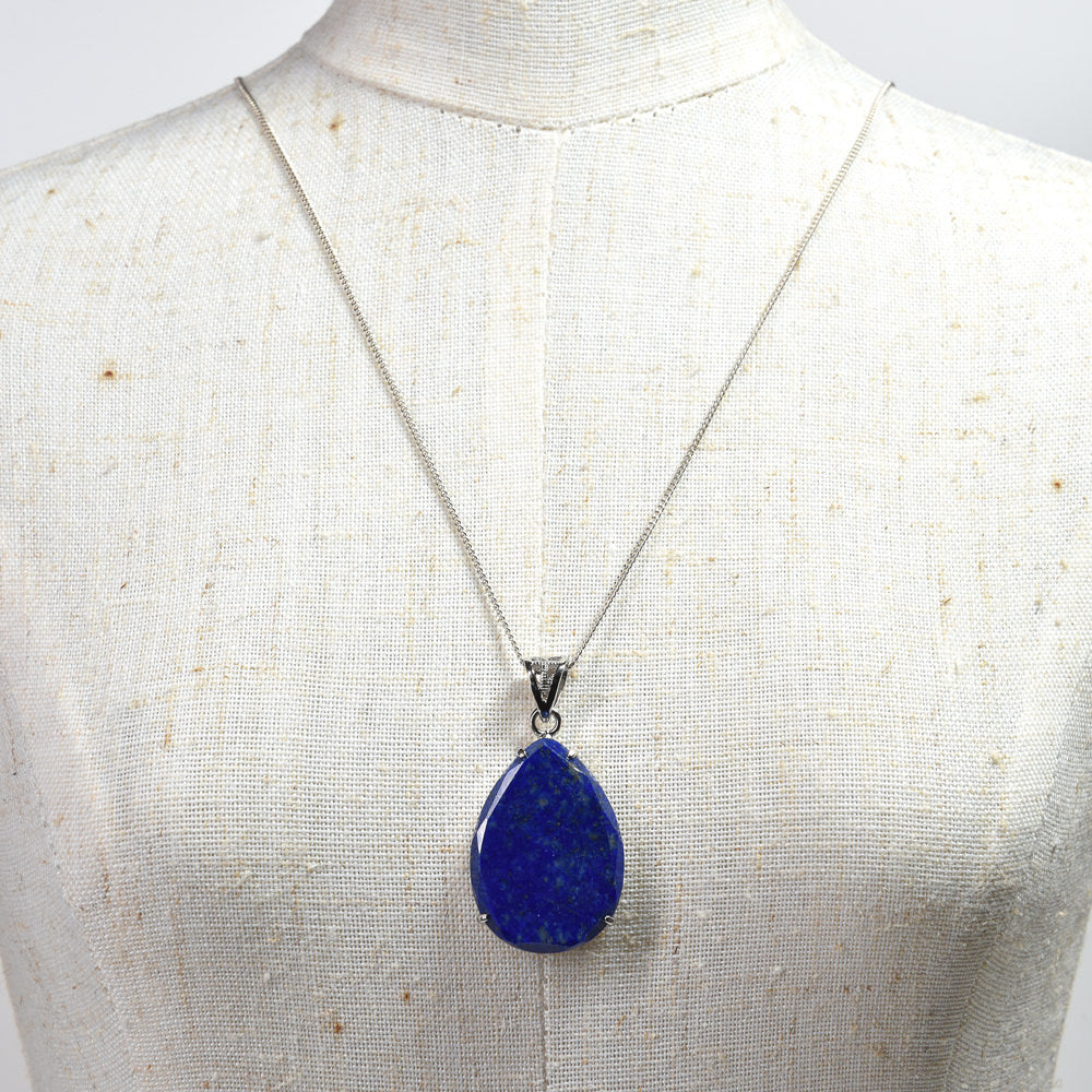 ラピスラズリ  ペンダントトップ 24.9x18x4.6mm #RM022