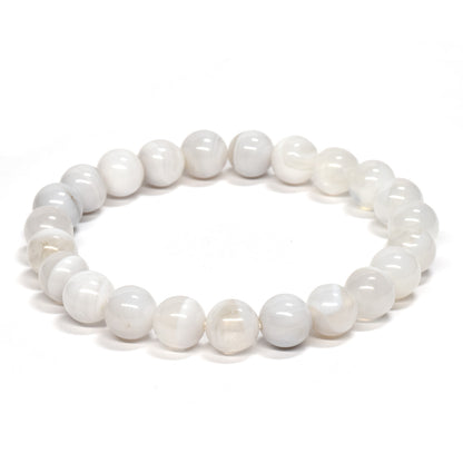 北海道産 花石玉髄 ブレスレット 8mm #RM026