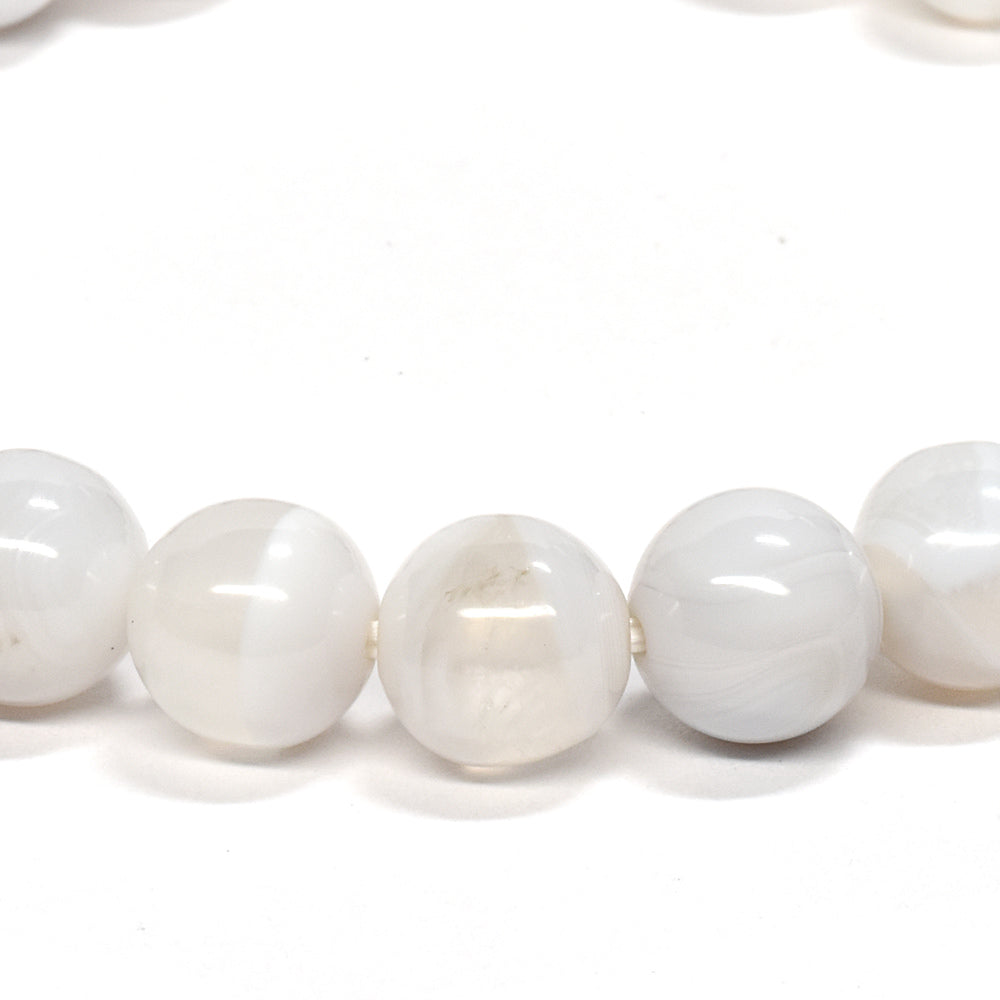 北海道産 花石玉髄 ブレスレット 8mm #RM026