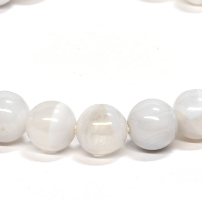 北海道産 花石玉髄 ブレスレット 8mm #RM026