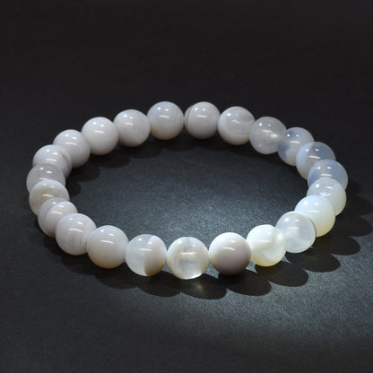 北海道産 花石玉髄 ブレスレット 8mm #RM026