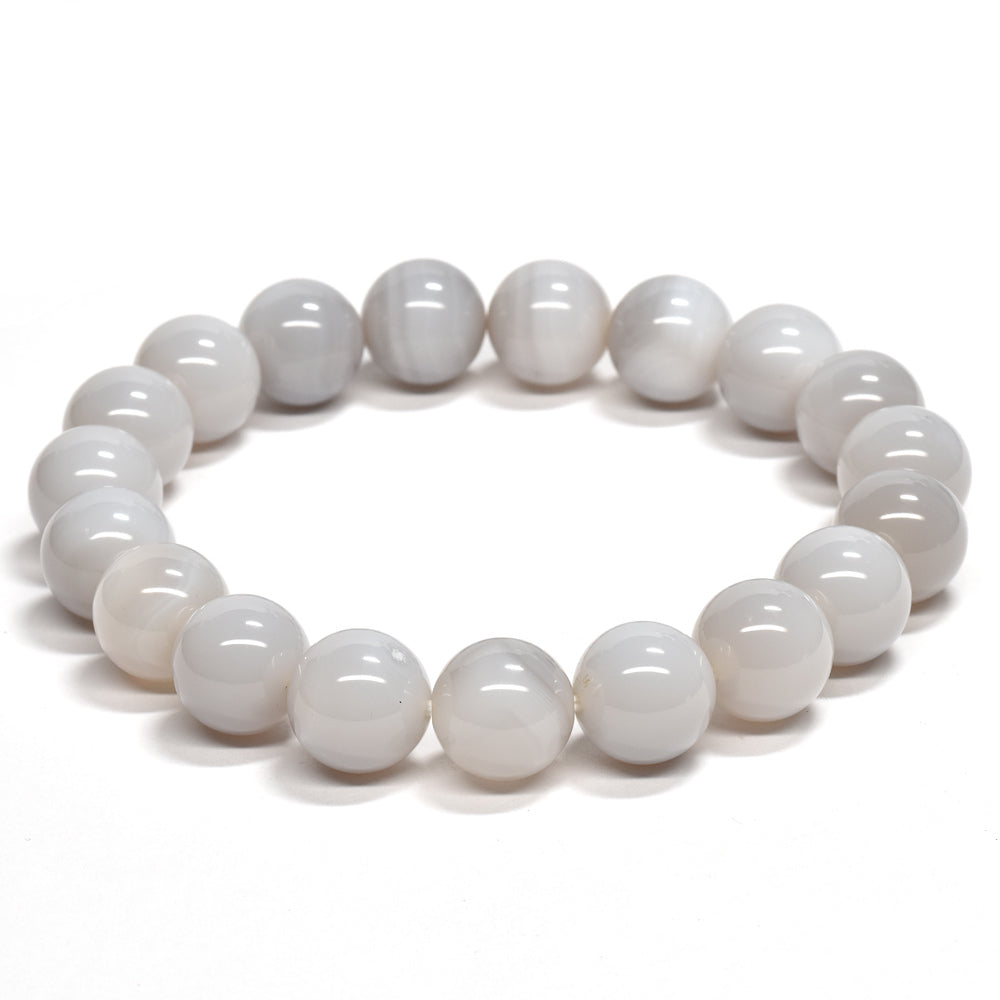 北海道産 花石玉髄 ブレスレット 10mm #RM027