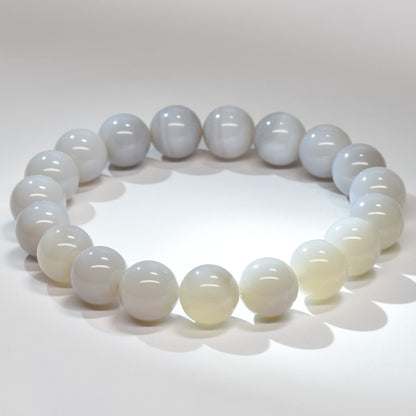 北海道産 花石玉髄 ブレスレット 10mm #RM027