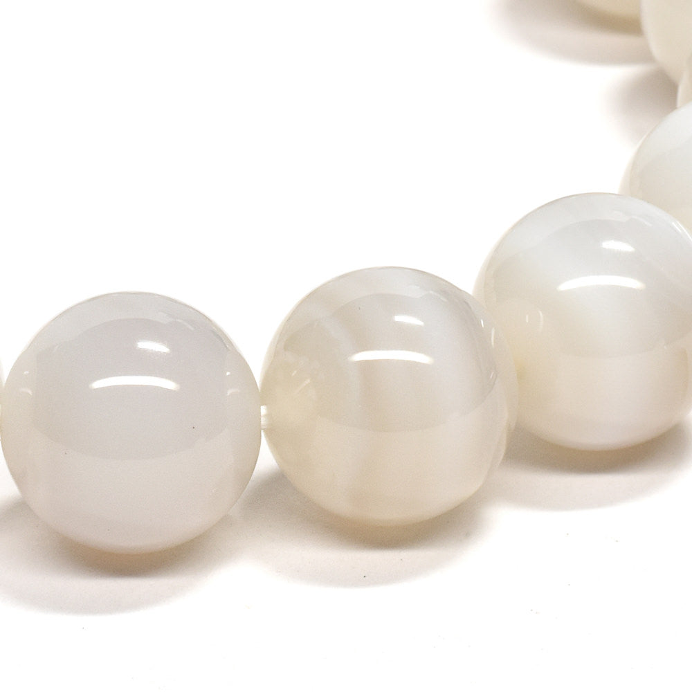 北海道産 花石玉髄 ブレスレット 12mm #RM028