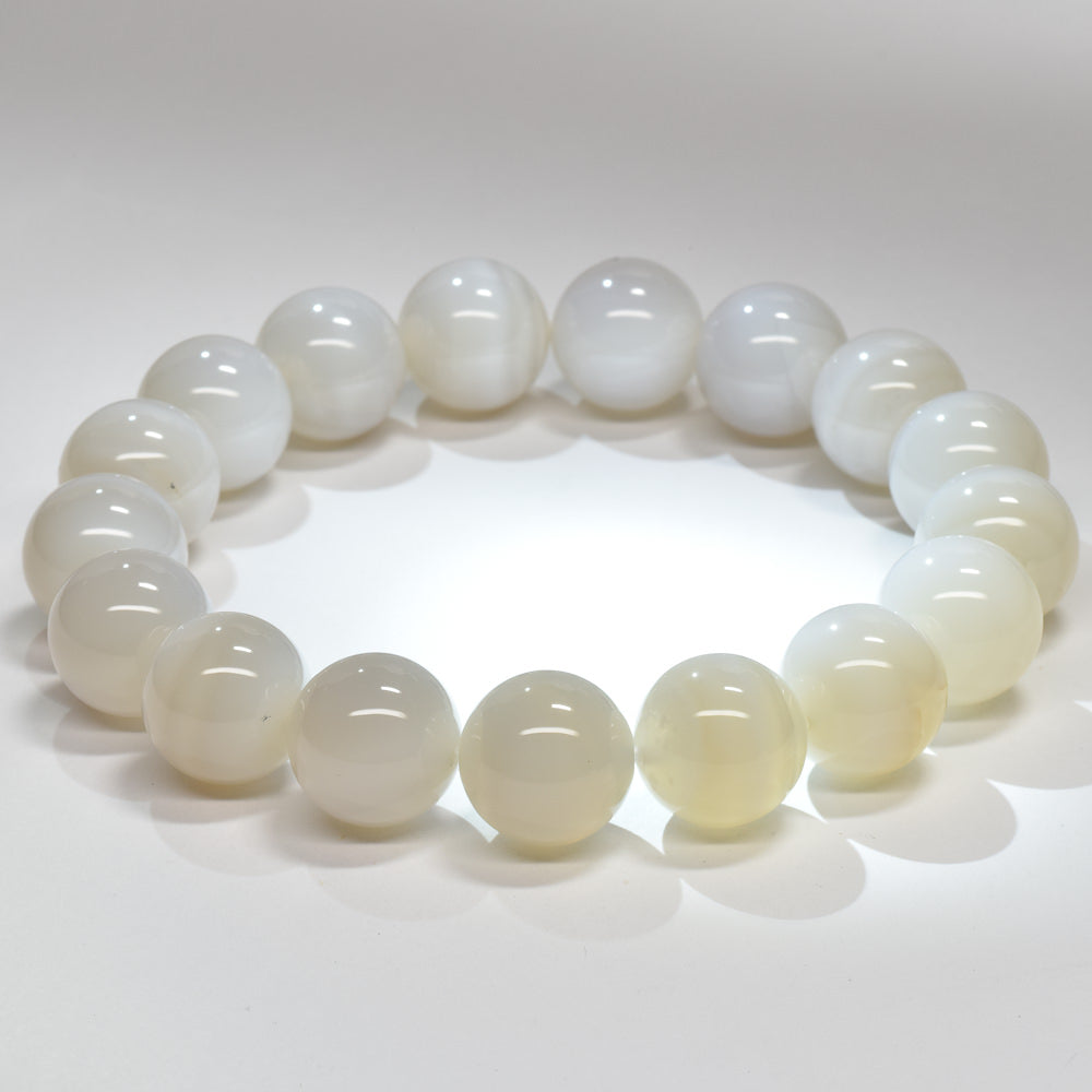 北海道産 花石玉髄 ブレスレット 12mm #RM028