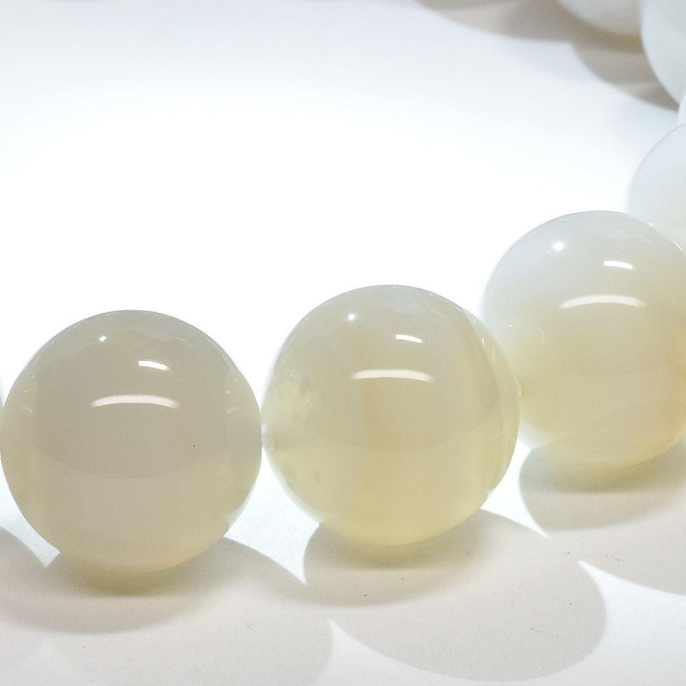 北海道産 花石玉髄 ブレスレット 12mm #RM028