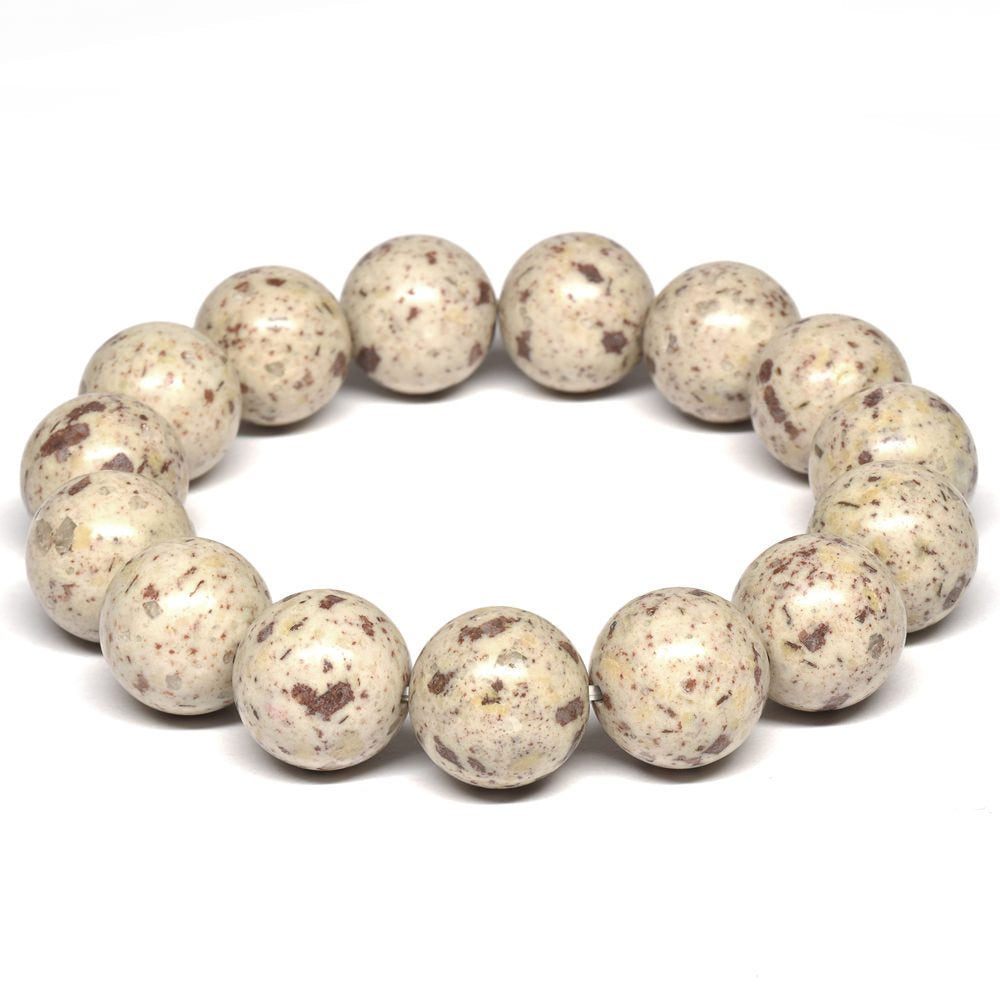新潟県産 姫川薬石 ブレスレット 14mm #RM029