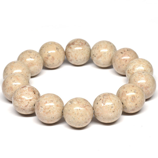 新潟県産 姫川薬石 ブレスレット 15mm #RM030
