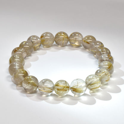 ゴールドルチルクォーツ ブレスレット 10.5mm #RM031