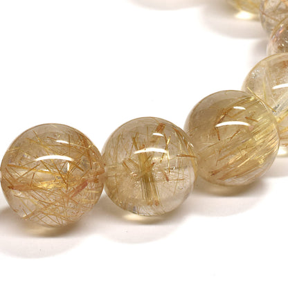 ゴールドルチルクォーツ ブレスレット 12-12.5mm #RM032