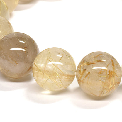 ゴールドルチルクォーツ ブレスレット 13-13.5mm #RM037