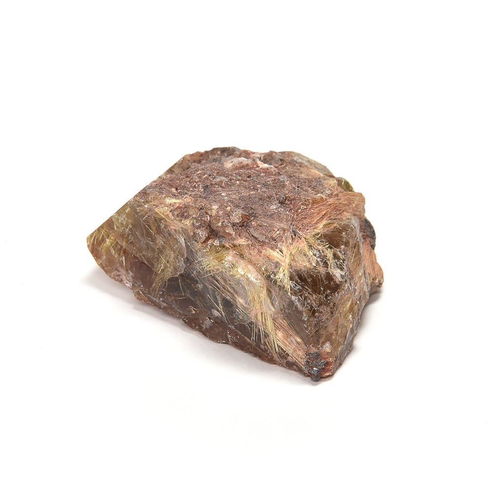 ブラジル産ゴールドルチルクォーツ 原石 44.5x35.7x23.2mm #RM039