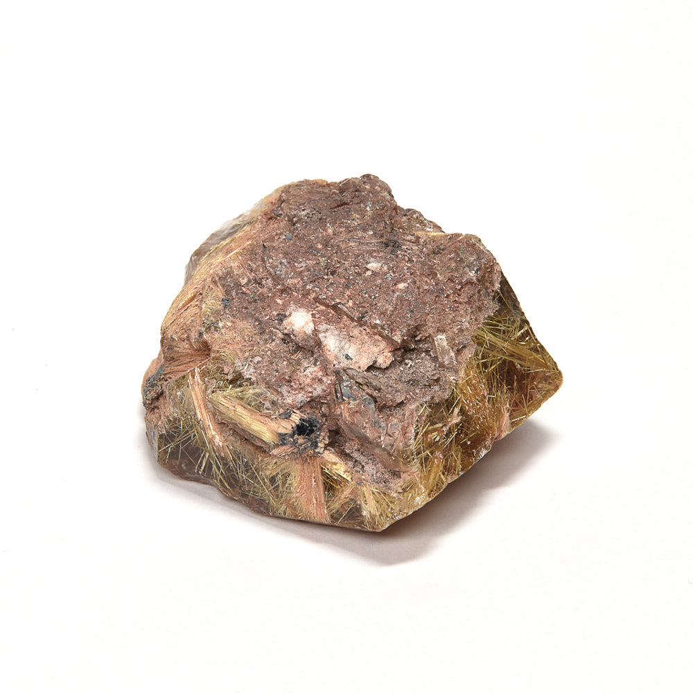 ブラジル産ゴールドルチルクォーツ 原石 44.5x35.7x23.2mm #RM039