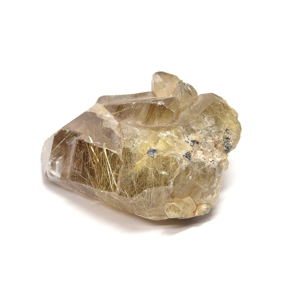 ブラジル産ゴールドルチルクォーツ 原石 63.7x44x37mm #RM041