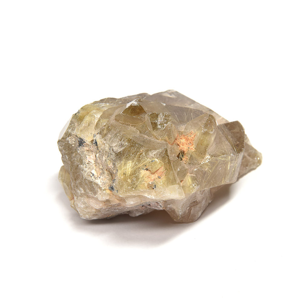 ブラジル産ゴールドルチルクォーツ 原石 63.7x44x37mm #RM041