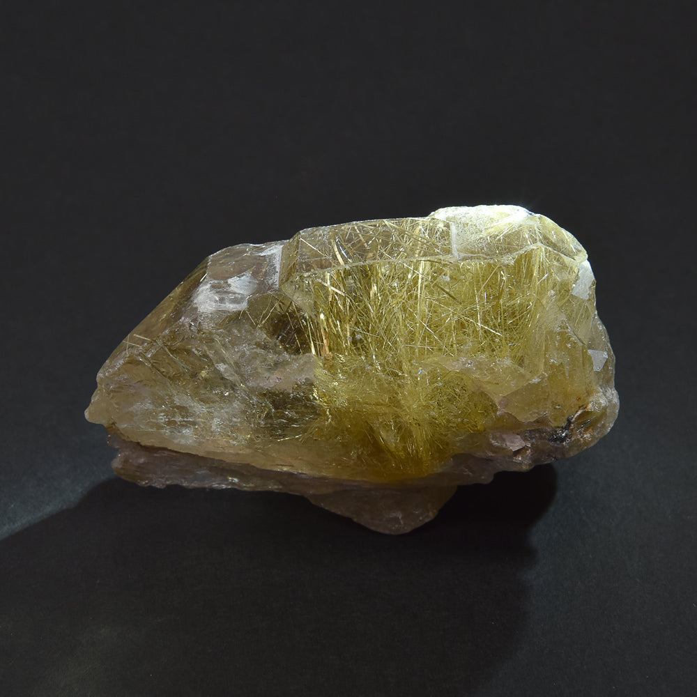 ブラジル産ゴールドルチルクォーツ 原石 63.7x44x37mm #RM041