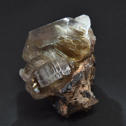 ブラジル産ゴールドルチルクォーツ 原石 60x61x59.6mm #RM043