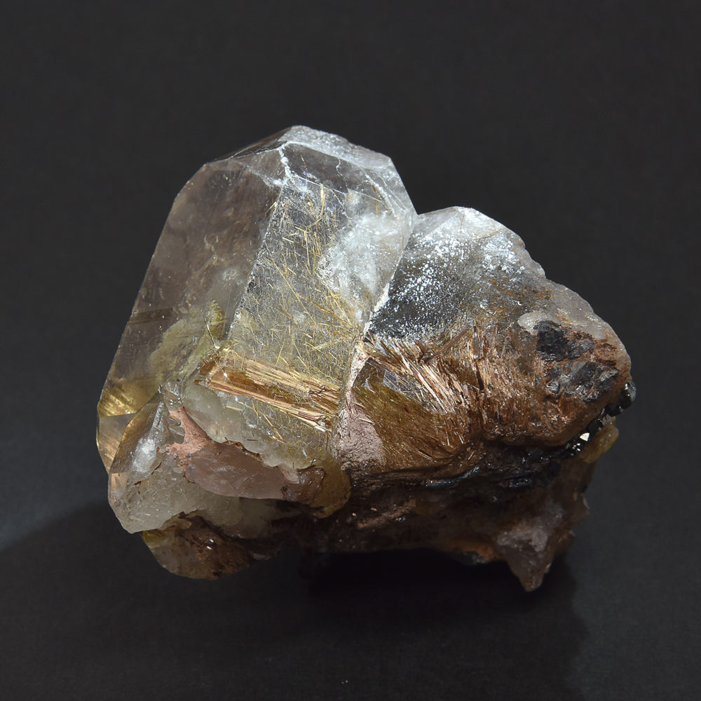 ブラジル産ゴールドルチルクォーツ 原石 60x61x59.6mm #RM043