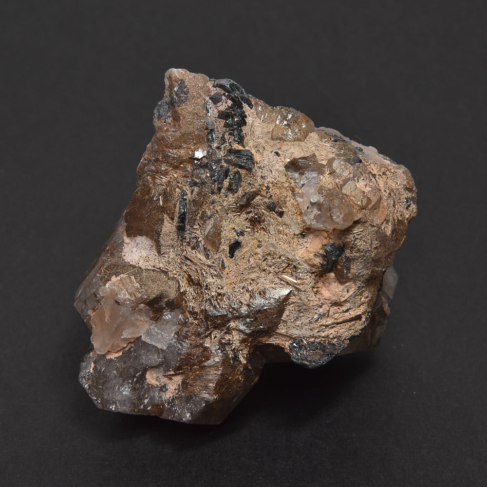 ブラジル産ゴールドルチルクォーツ 原石 60x61x59.6mm #RM043