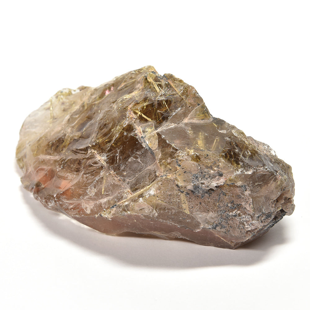 ブラジル産ゴールドルチルクォーツ 原石 96.8x45x41.2mm #RM044