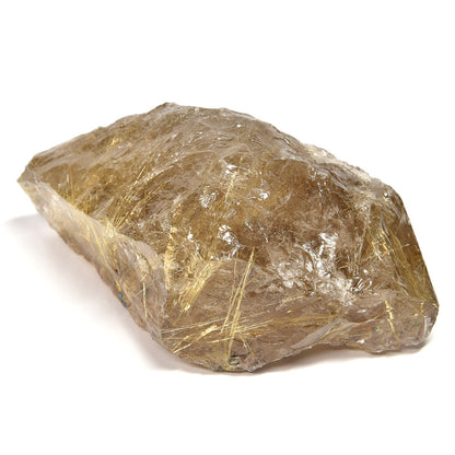 ブラジル産ゴールドルチルクォーツ 原石 92.2x64x38.5mm #RM045