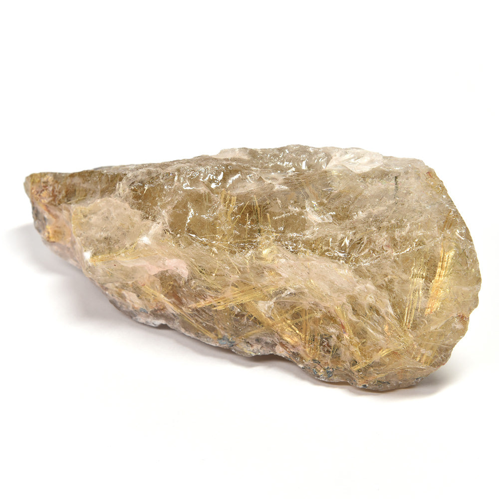 ブラジル産ゴールドルチルクォーツ 原石 103x53x40mm #RM046