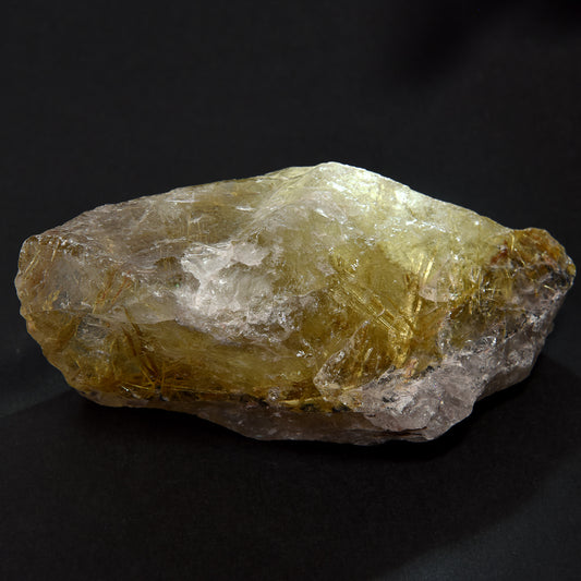 ブラジル産ゴールドルチルクォーツ 原石 103x53x40mm #RM046