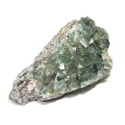 ナイジェリア産パイライトオンフローライト 原石 100x61.5x32mm #RM048