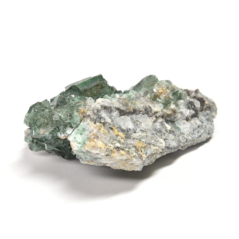 ナイジェリア産パイライトオンフローライト 原石 100x61.5x32mm #RM048