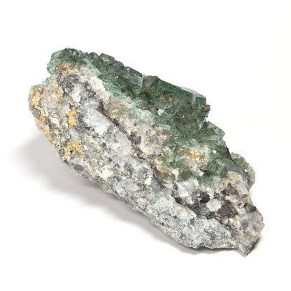 ナイジェリア産パイライトオンフローライト 原石 100x61.5x32mm #RM048