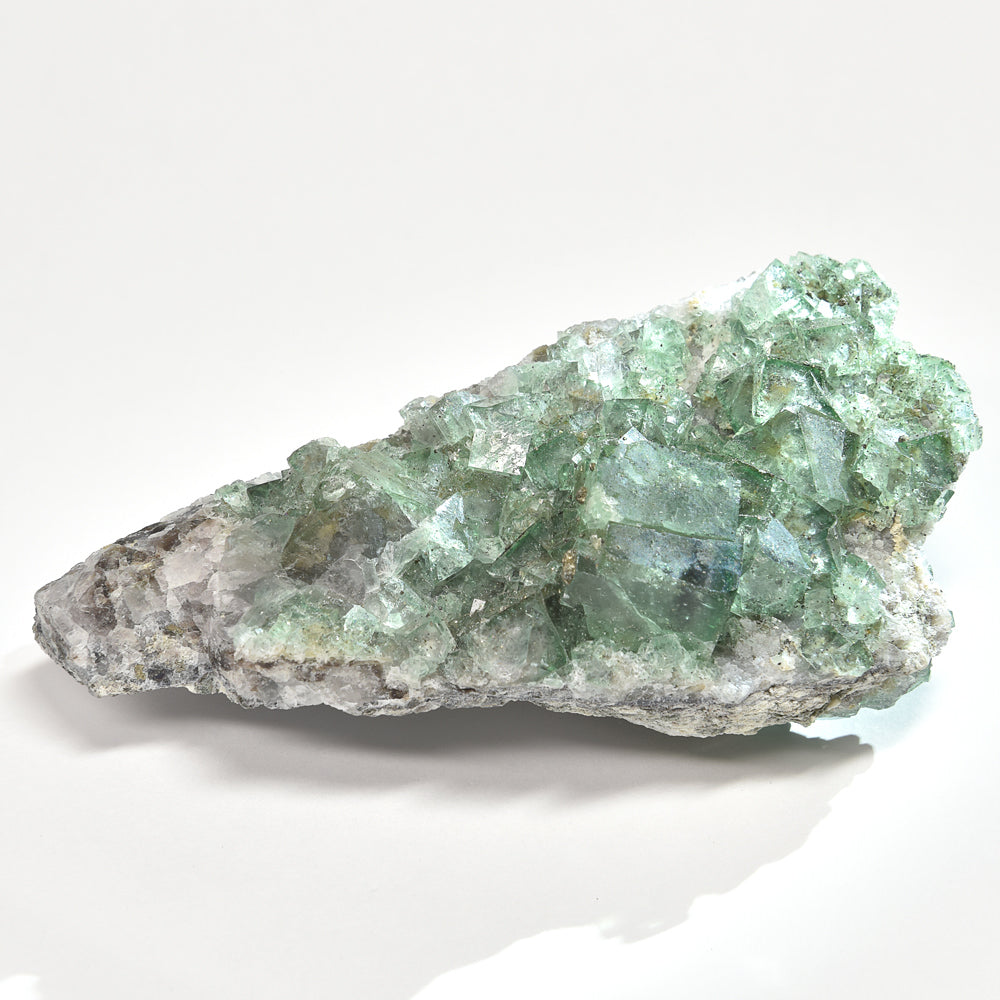 ナイジェリア産パイライトオンフローライト 原石 100x61.5x32mm #RM048