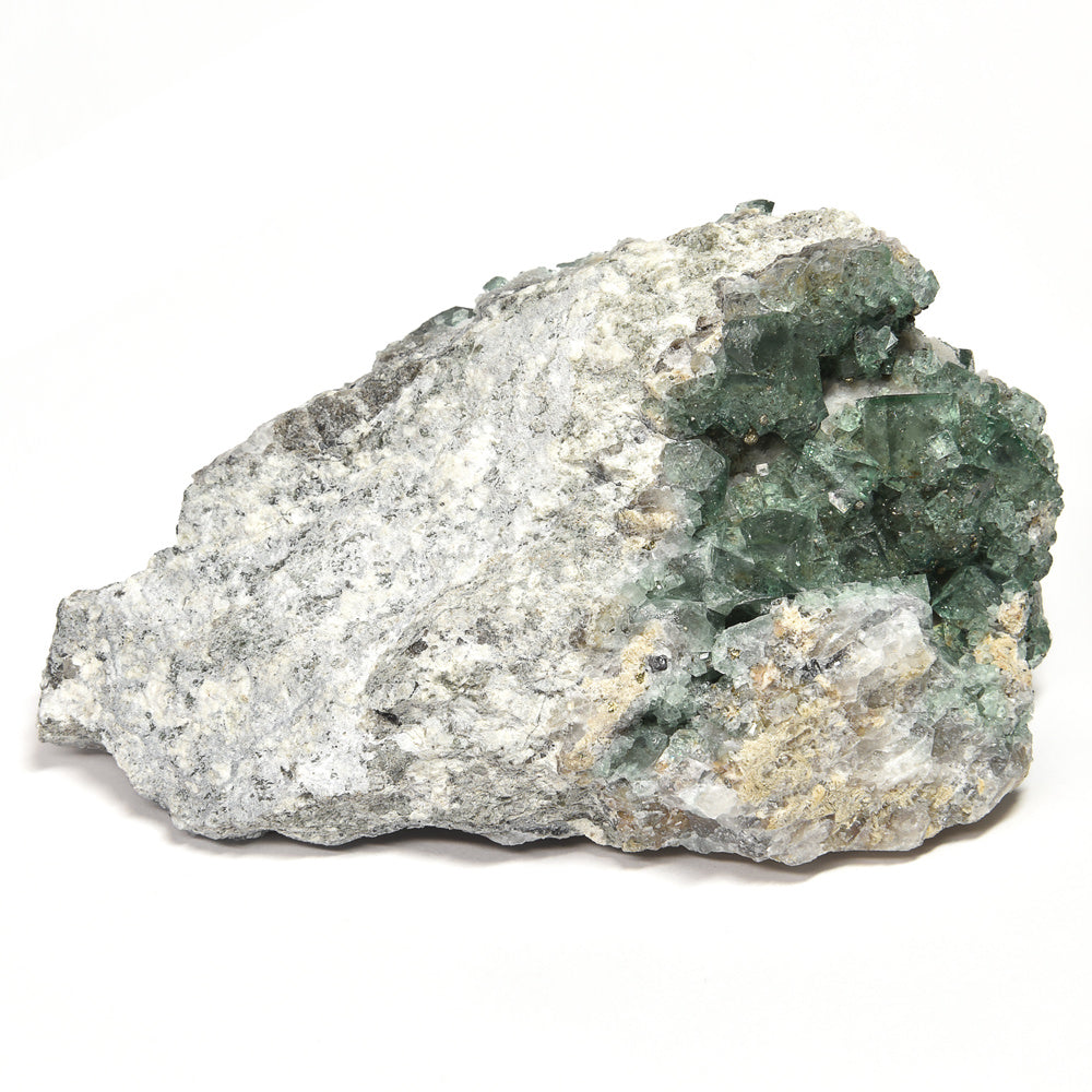 ナイジェリア産パイライトオンフローライト 原石 100x61.5x32mm #RM048