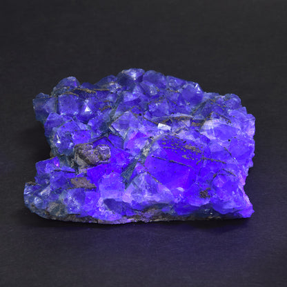 ナイジェリア産パイライトオンフローライト 原石 87x66x25mm #RM049