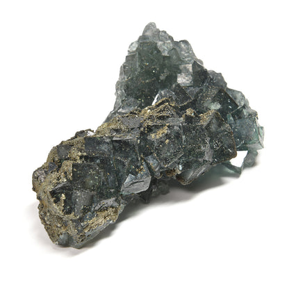 ナイジェリア産パイライトオンフローライト 原石 99x64x41mm #RM050