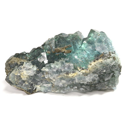 ナイジェリア産パイライトオンフローライト 原石 99x64x41mm #RM050