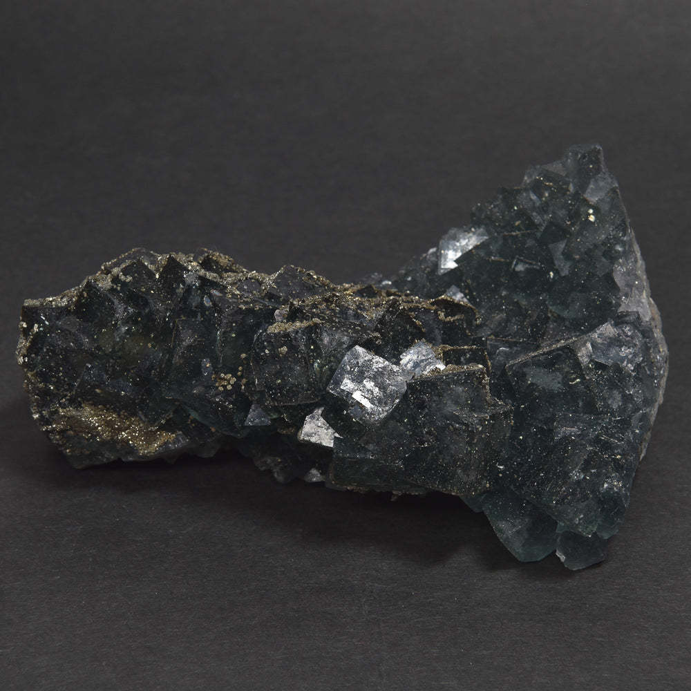 ナイジェリア産パイライトオンフローライト 原石 99x64x41mm #RM050