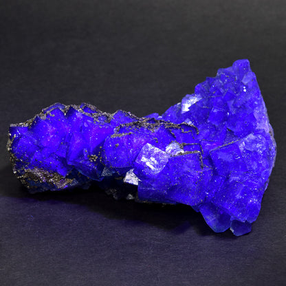 ナイジェリア産パイライトオンフローライト 原石 99x64x41mm #RM050