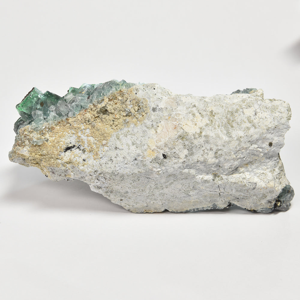 ナイジェリア産パイライトオンフローライト 原石 111x53x37mm #RM052