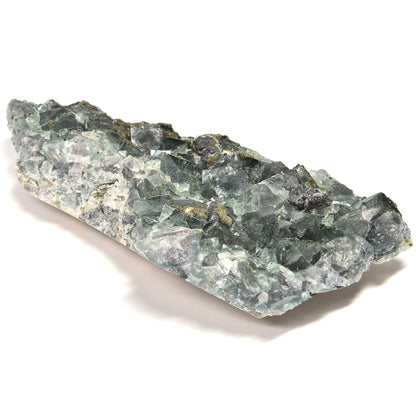 ナイジェリア産パイライトオンフローライト 原石 140x62.5x27mm #RM053