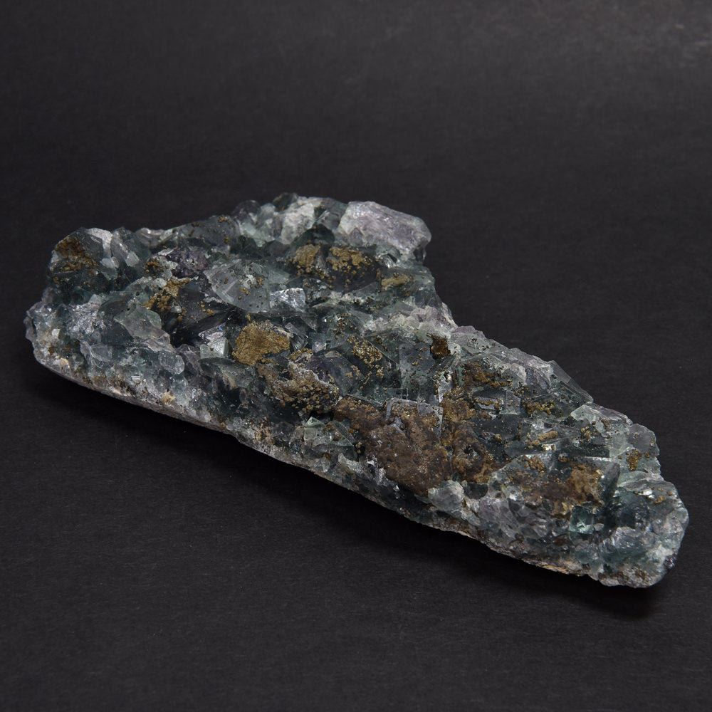 ナイジェリア産パイライトオンフローライト 原石 140x62.5x27mm #RM053