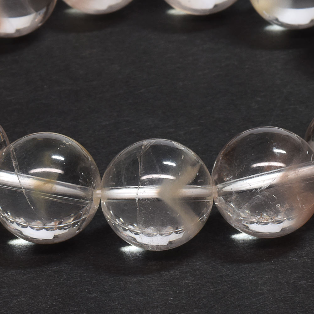 オレンジイエローファントムクォーツ ブレスレット 14-15mm #RM082
