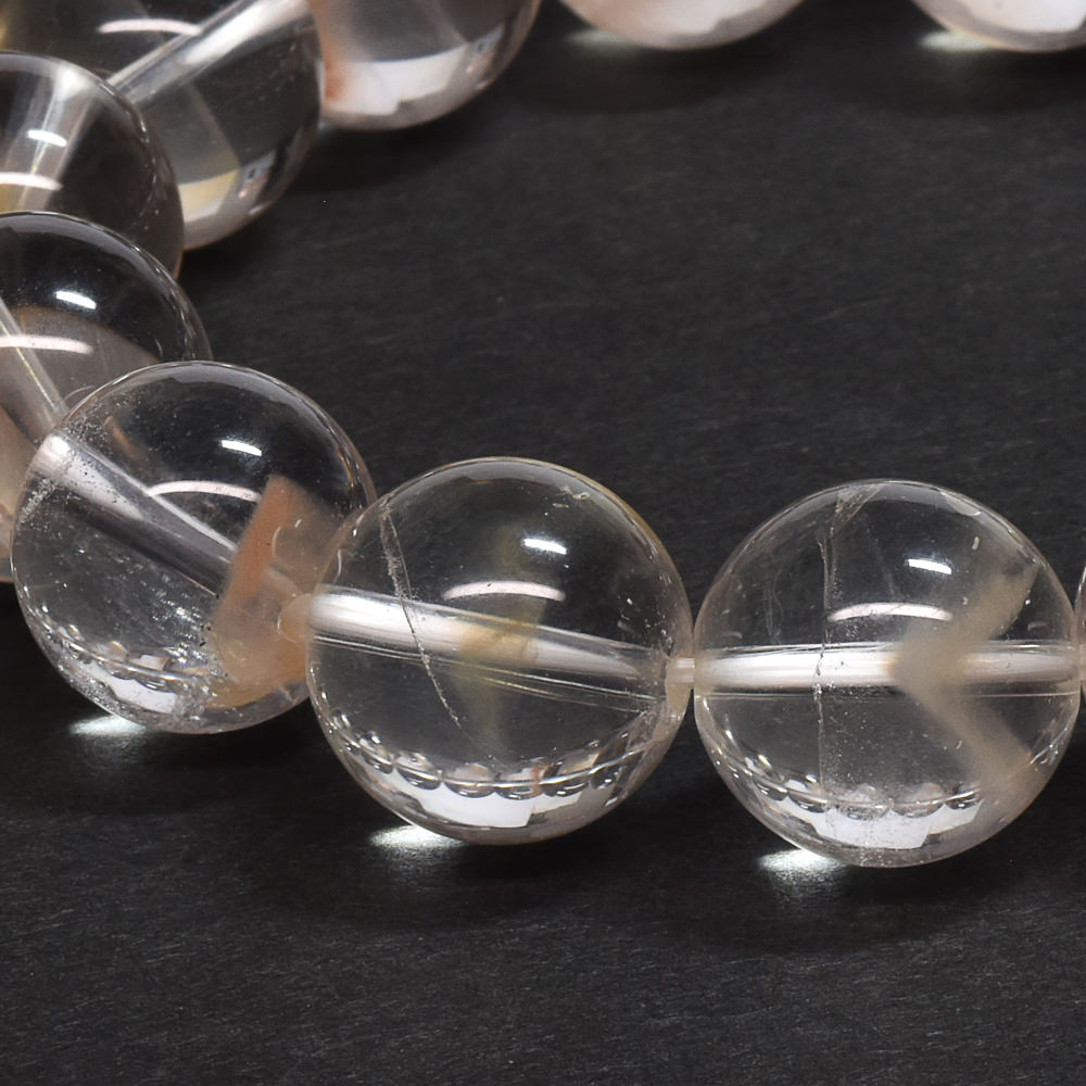 オレンジイエローファントムクォーツ ブレスレット 14-15mm #RM082