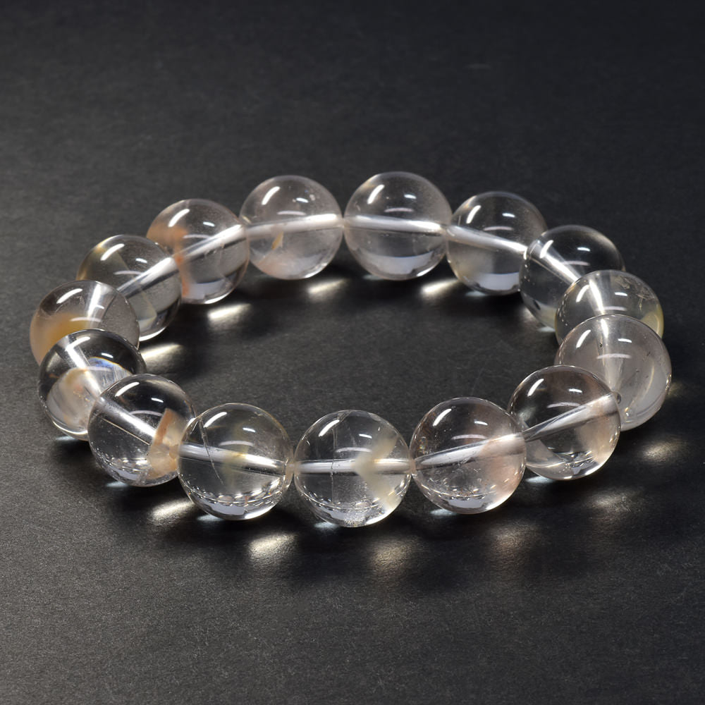 オレンジイエローファントムクォーツ ブレスレット 14-15mm #RM082