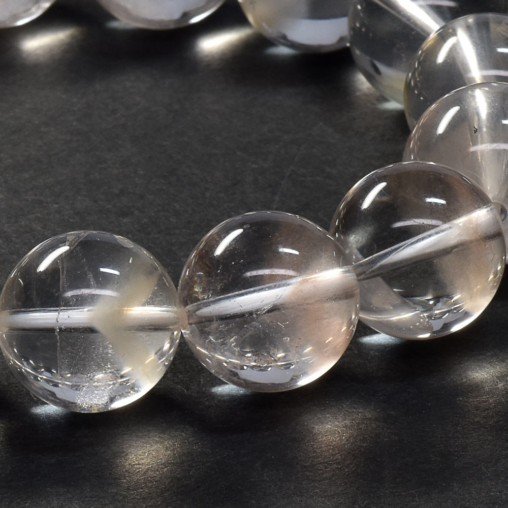 オレンジイエローファントムクォーツ ブレスレット 14-15mm #RM082