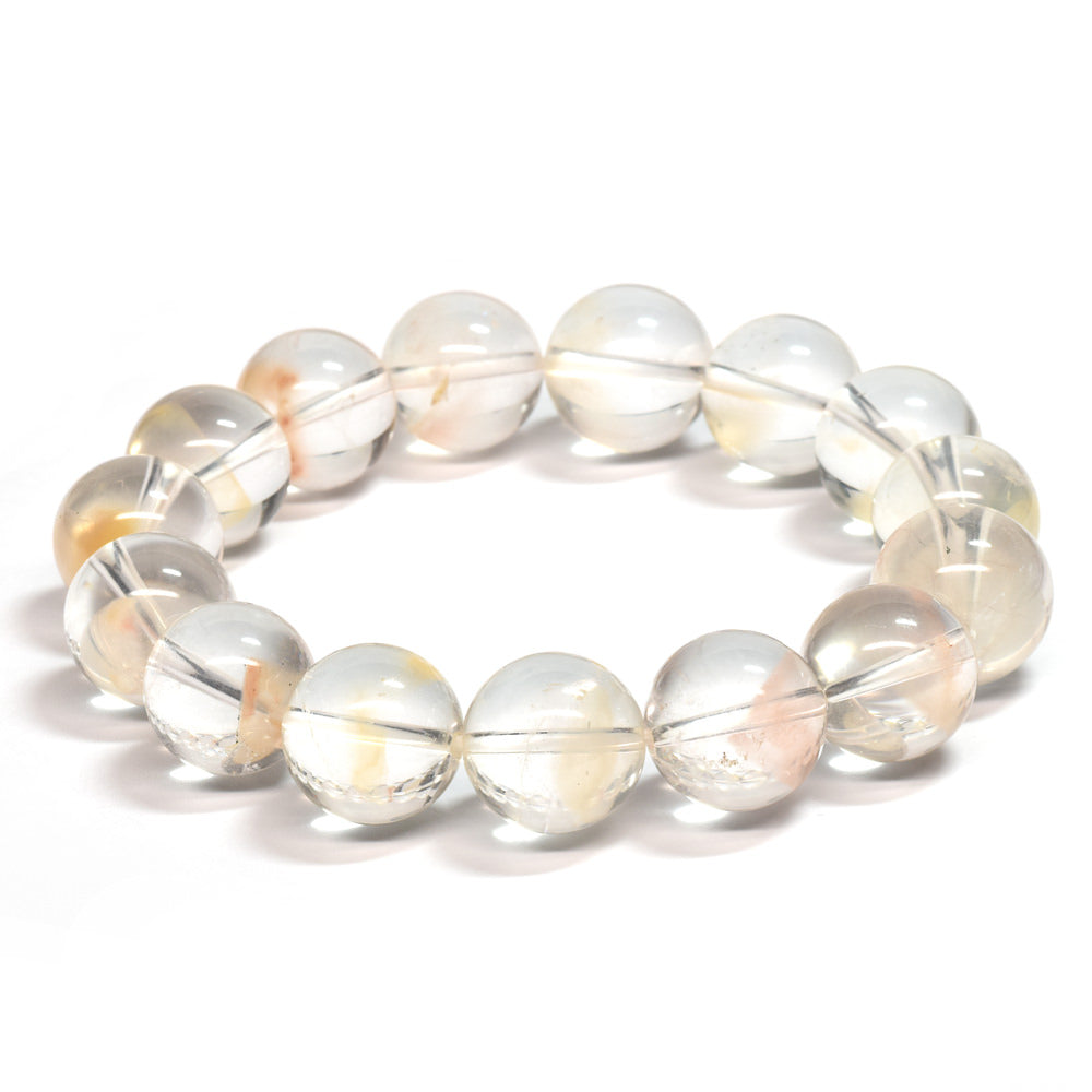 オレンジイエローファントムクォーツ ブレスレット 14-15mm #RM082