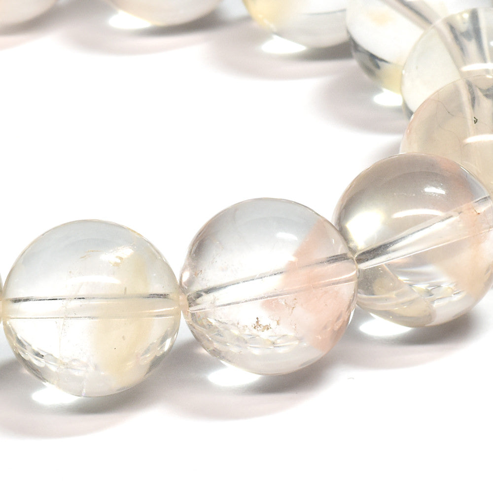 オレンジイエローファントムクォーツ ブレスレット 14-15mm #RM082