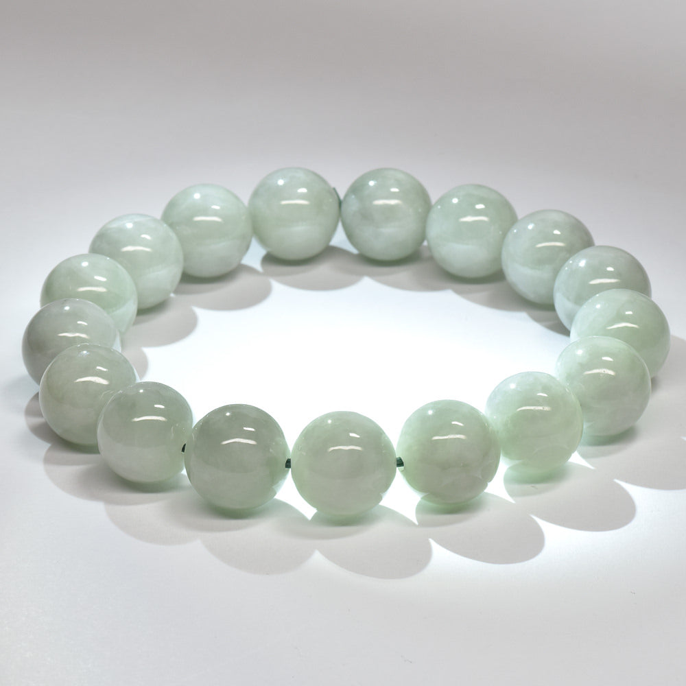 ミャンマー翡翠 ブレスレット 12-12.5mm #RM127